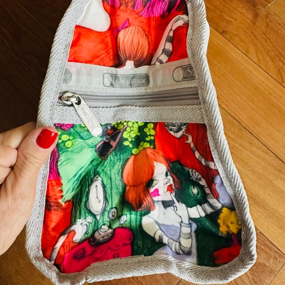 LeSportsac collab with French Artist FAFI Satchel Bag - Picture 6 of 7